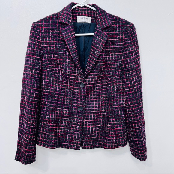 Laura Multicoloured Plaid Blazer for Petite Size 8 or M - Picture 2 of 12